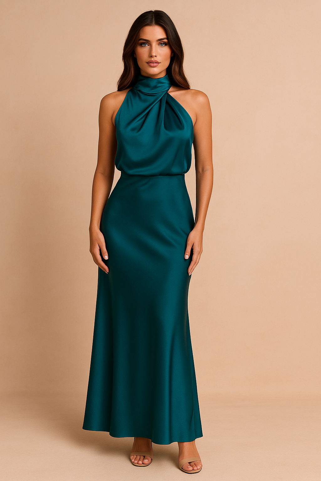 draped midi dress Madelyn
