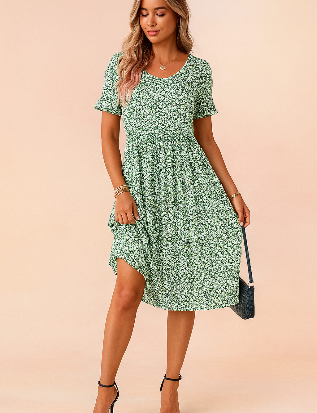 Nola | Flowy Polka Dot Blouse with Ruffles 2